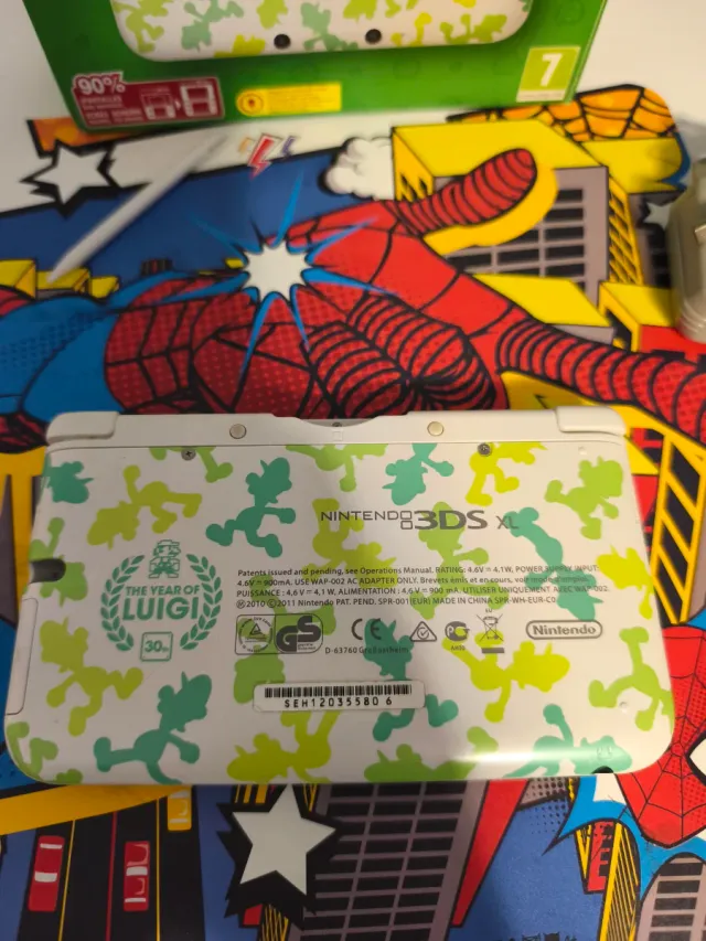 Nintendo 3DS XL Luigi Special Edition Branca