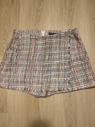 Falda pantalón Zara multicolor