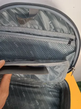 Maletín MAK'S azul y plateado