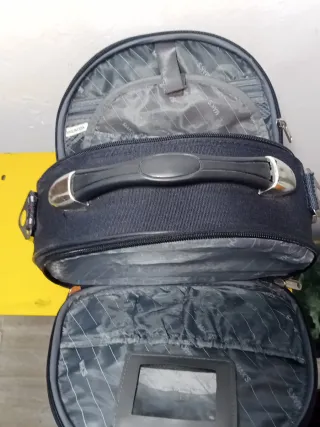 Maletín MAK'S azul y plateado