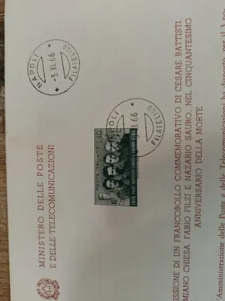 Bollettini illustrativi ottobre e novembre 1966