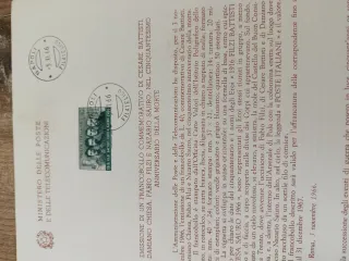 Bollettini illustrativi ottobre e novembre 1966