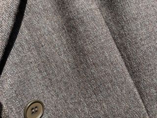 Tailleur lana pantalone + gilet marrone nuovo