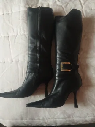 Stivali donna Gianni Versace neri