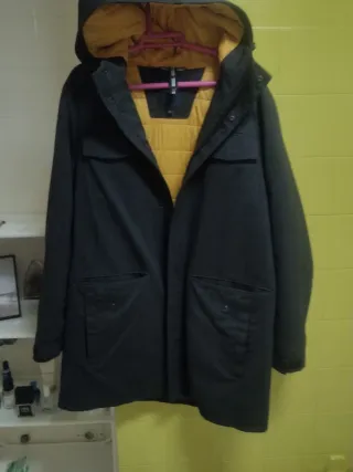 Parka Nautica Talla L con Capucha