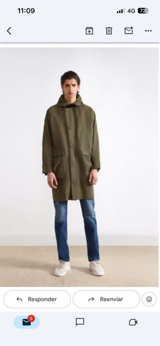Trench Scalpers Premium Soft Verde Talla M