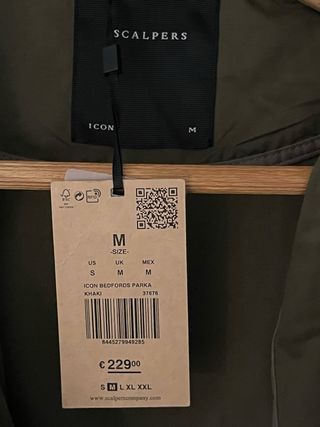 Trench Scalpers Premium Soft Verde Talla M