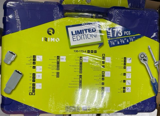 Juego Carracas y Llaves Irimo 173 Piezas