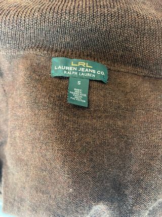 Vestido Lana Ralph Lauren Marrón