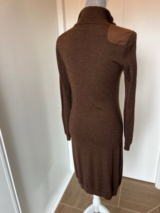Vestido Lana Ralph Lauren Marrón