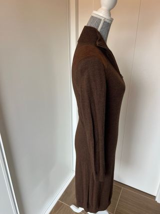 Vestido Lana Ralph Lauren Marrón