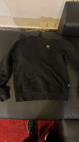 Sudadera Adidas Negra con Logo