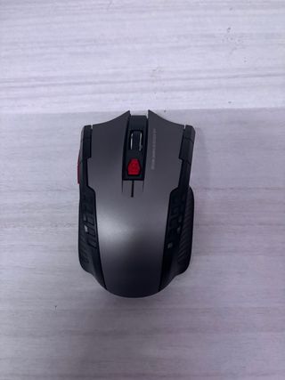 Mouse Gaming Wireless Grigio Rosso