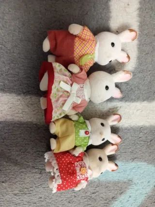 Famiglia Sylvanian 4 coniglietti