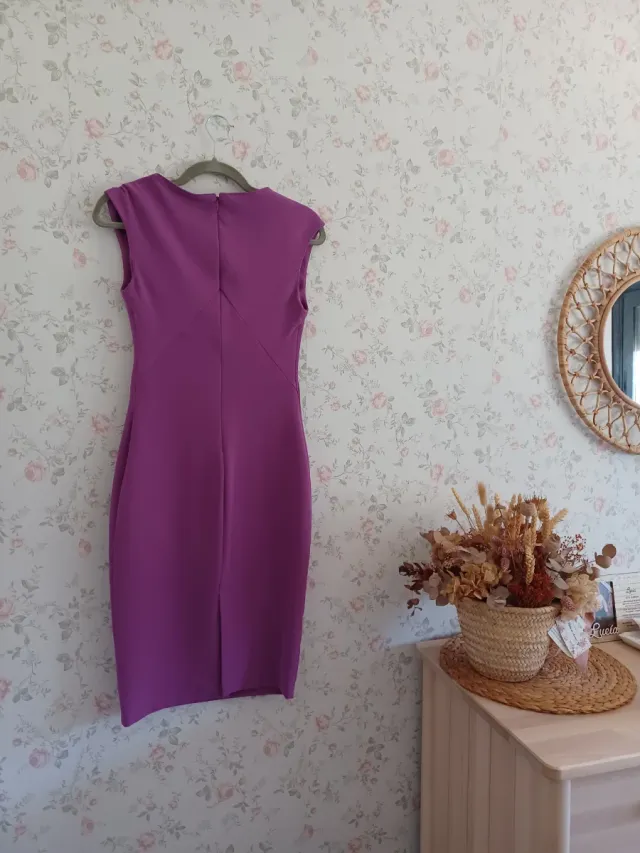 Vestido morado para evento