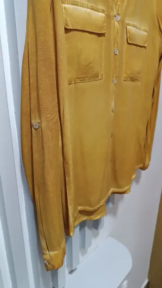 Blusa Pilar Prieto Mostaza Talla S