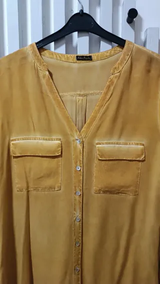 Blusa Pilar Prieto Mostaza Talla S
