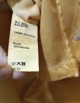 Blusa Pilar Prieto Mostaza Talla S