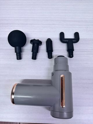 Pistola massaggiante professionale grigia