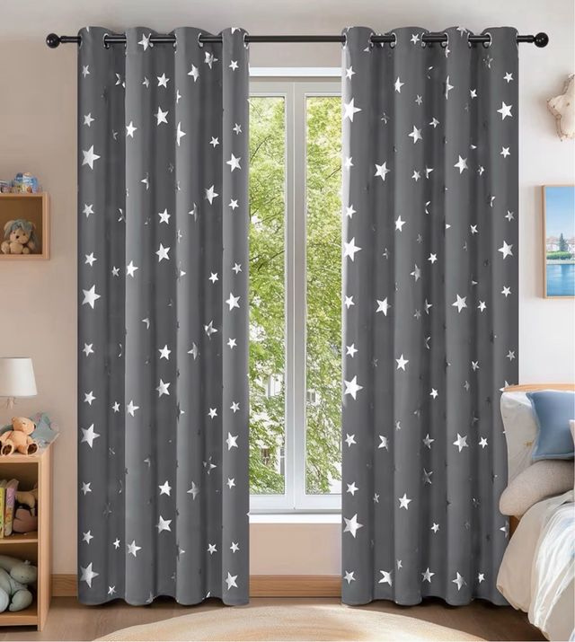 Cortinas con estrellas