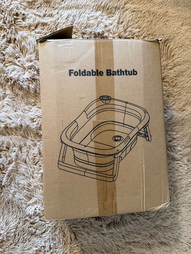 Bañera Plegable Bebé con Cojín Estrella