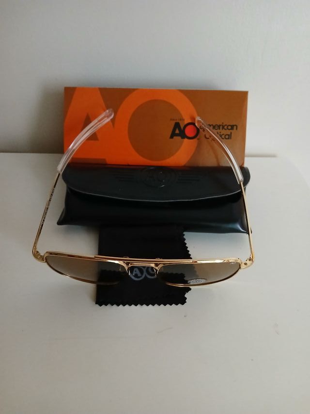 Gafas American Optical Doradas Marrones