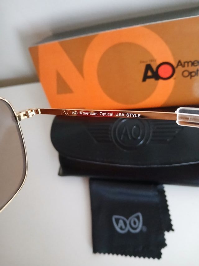 Gafas American Optical Doradas Marrones