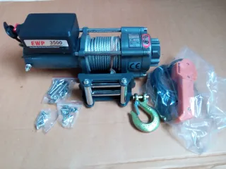 Cabrestante winch 1600kg 12V con mando distancia