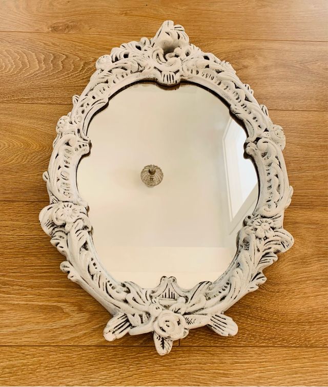 Espejo Vintage Marco Madera Maciza