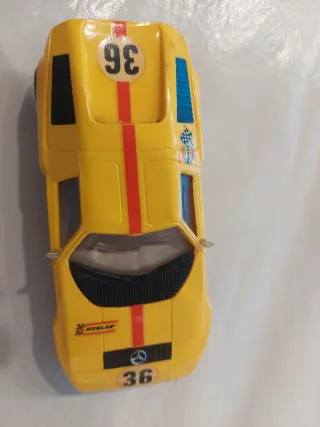 Coche Scalextric Amarillo Clásico