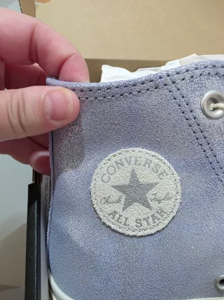 Converse Morado/Plateado Mujer