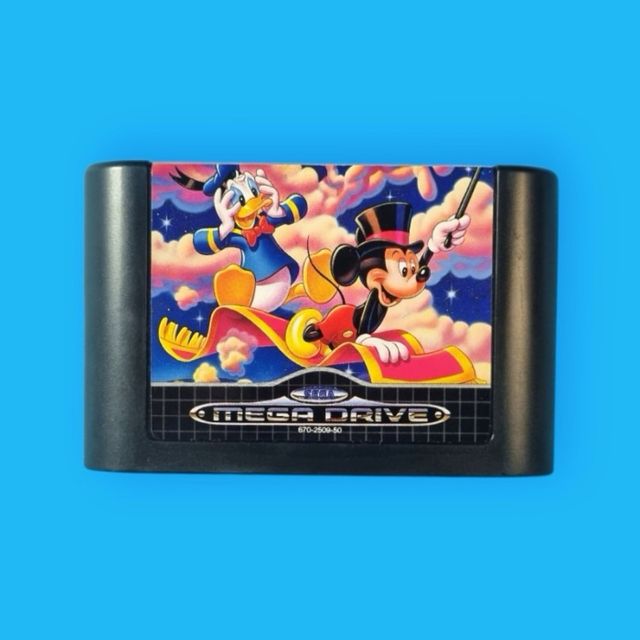 World of Illusion: Mickey Mouse per Mega Drive - Gioco in buono stato