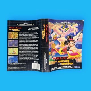 World of Illusion: Mickey Mouse per Mega Drive - Gioco in buono stato