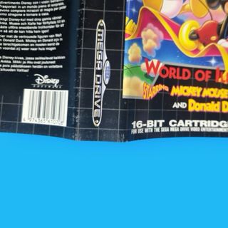 World of Illusion: Mickey Mouse per Mega Drive - Gioco in buono stato