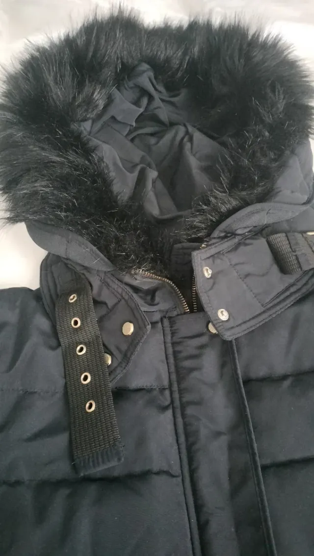 Plumífero Zara Azul. Talla L