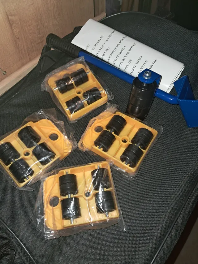 Kit 5 piezas para mover muebles Powerfix