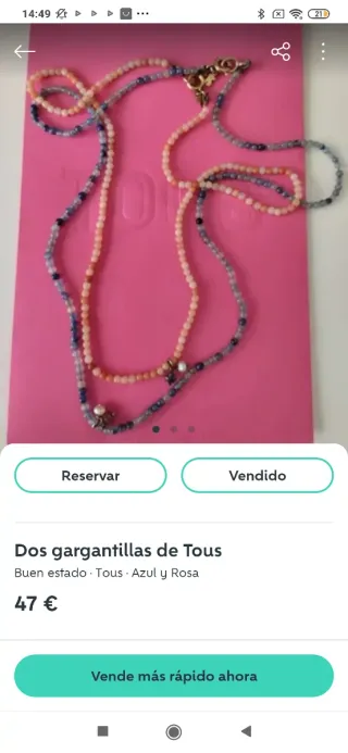 Dos Gargantillas Tous camille