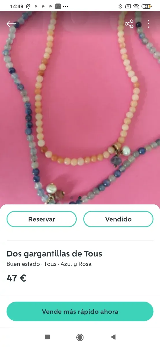 Dos Gargantillas Tous