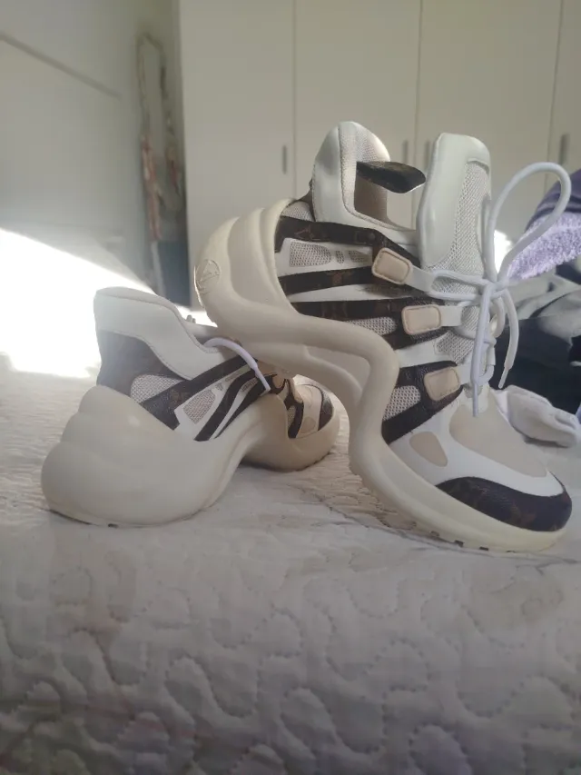 Bambas Louis Vuitton Blancas y Marrones