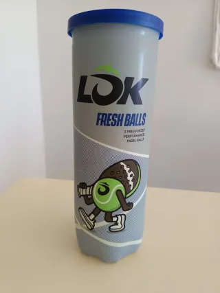 Lote 5 botes pelotas pádel LOK Casi Regalo