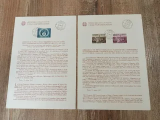 Bollettini illustrativi Poste marzo 1967