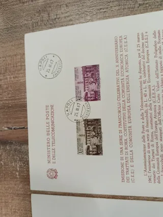 Bollettini illustrativi Poste marzo 1967