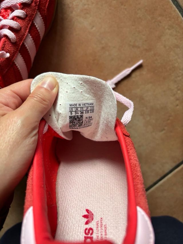 Adidas Gazelle Rosse