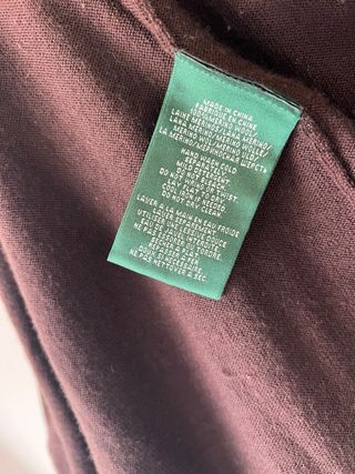 Vestido Ralph Lauren Marrón Lana