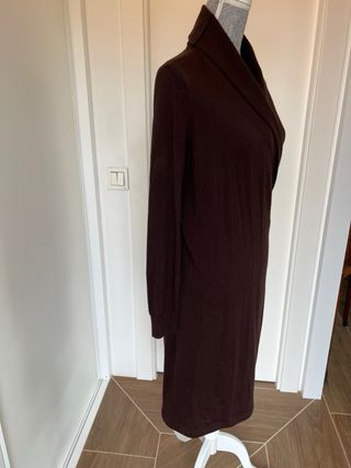 Vestido Ralph Lauren Marrón Lana