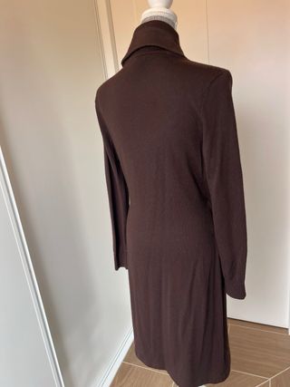 Vestido Ralph Lauren Marrón Lana