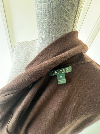 Vestido Ralph Lauren Marrón Lana