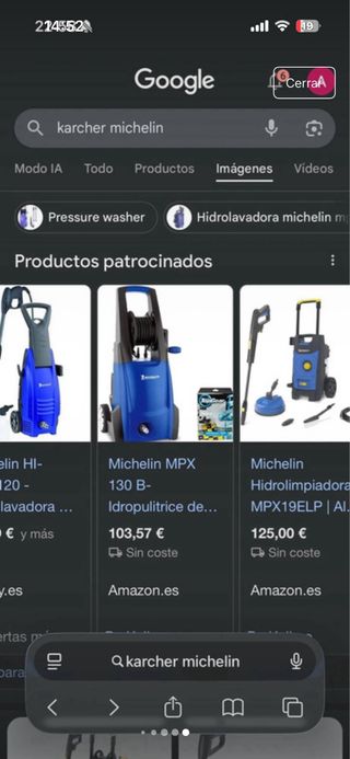 Kärcher Michelin hidrolimpiadora