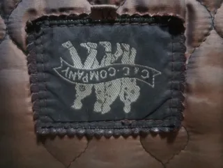 Chaqueta de cuero C&C Company marrón (Negociable)