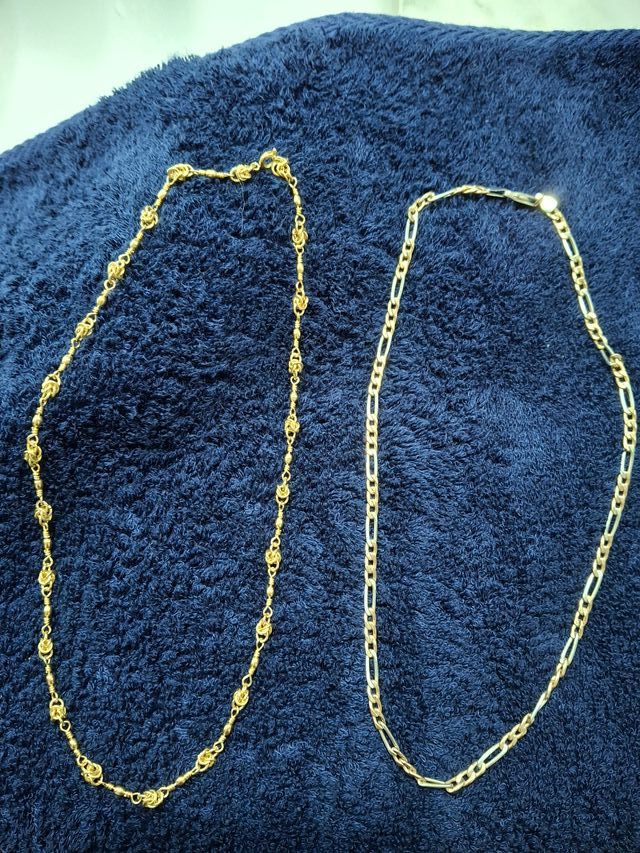 Collares bisutería color oro NUEVO